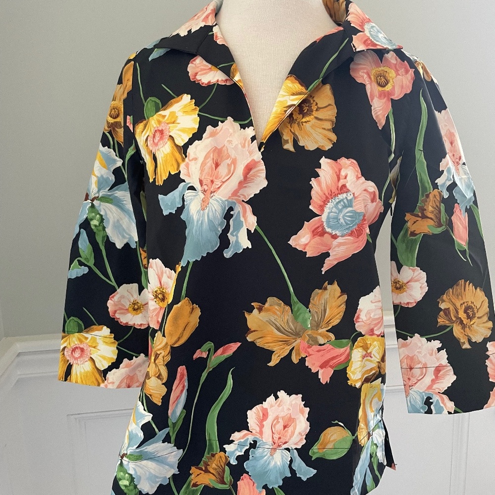 NWT TUCKERNUCK MARGOT BLOUSE IN MOONLIT IRIS SIZE S!